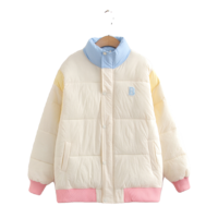 Contrasting down jacket - Thumbnail 6