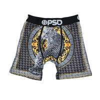 Leopard Printed 2PK Mens Underwear Lingerie lengthen athlete sports boxer shorts breathable underpants P61 - Thumbnail 5