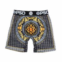 Leopard Printed 2PK Mens Underwear Lingerie lengthen athlete sports boxer shorts breathable underpants P61 - Thumbnail 6