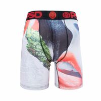Rosy Lips 2PK Mens Underwear Lingerie lengthen athlete sports boxer shorts breathable underpants P62 - Thumbnail 2