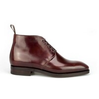 CORDOVAN CHUKKA BOOT IN BURGUNDY SHELL CORDOVAN - Thumbnail 1
