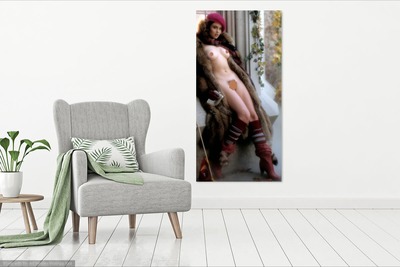 Photo poster, retro,Barbara Edwards 1983, large size 24.0157x47.6378 inches. Wall decoration, home decor, gift.