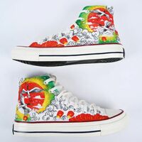 New crane and phoenix hand-painted shoes - Thumbnail 2