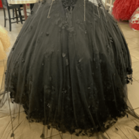 Sweet 16 Dresses Sweetheart Quinceanera Dresses Black Lace Ball Gown Style - Thumbnail 2