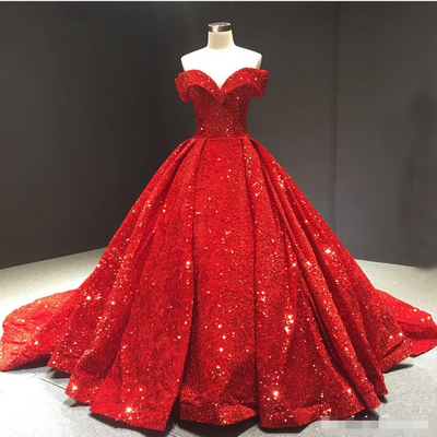 Sweet 16 dresses red quinceanera dresses off the shoulder  lace ball gown style