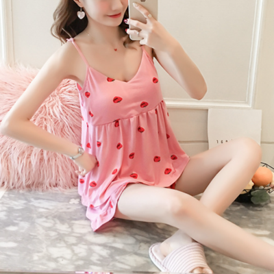 New fashion cute strawberry pajamas