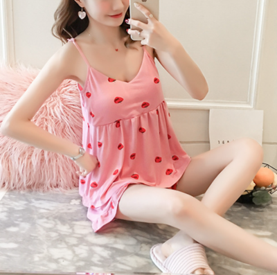 New fashion cute strawberry pajamas