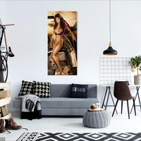 Photo poster, retro,Laura Croft 08, large size 24.0157x47.6378 inches. Wall decoration, home decor, gift. - Thumbnail 1