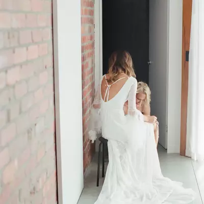 Country bohemian wedding dresses v neck sexy backless sweep train simple lace wedding dress boho custom made 