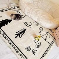 Cute cartoon nature pattern non-slip floor mat rug doormat - Thumbnail 3