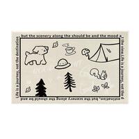 Cute cartoon nature pattern non-slip floor mat rug doormat - Thumbnail 5
