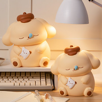 Cute Sleeping Dog Coin Bank Piggy Bank Money Box - Thumbnail 1