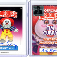 PENNY Wise Horrorible Kids TIM CURRY - CELEBRITY AUTO Card - Thumbnail 1