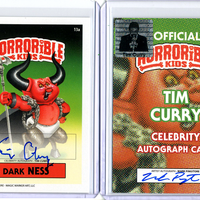 Dark NESS Horrorible Kids TIM CURRY - CELEBRITY AUTO Card - Thumbnail 1