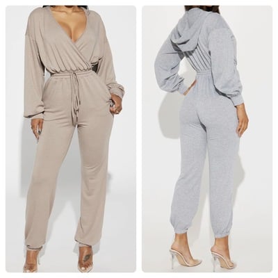 Sweat jumpsuit-td - Thumbnail 1
