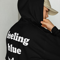 Free Shipping-FEELING BLUE TODAY HOODIE - Thumbnail 7
