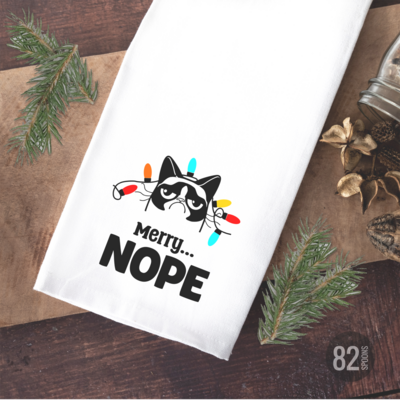 Merry NOPE Kitchen Towel
