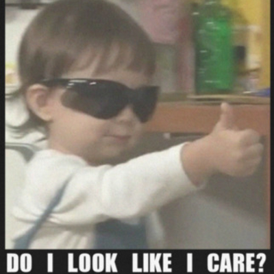 Free shipping-do i look like i care tee - Thumbnail 2