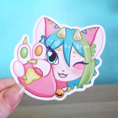 Peace sign fizzi - sticker 