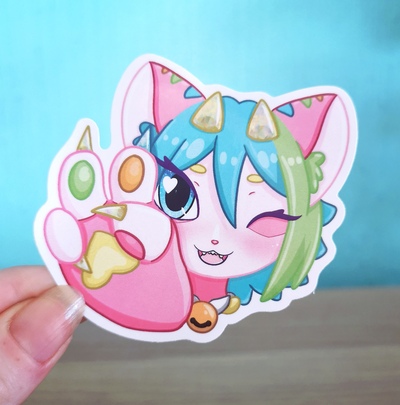 Peace sign Fizzi - Sticker 