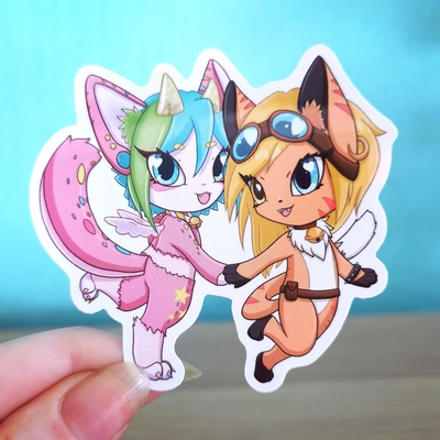 Fizzi & rio chibi - sticker 