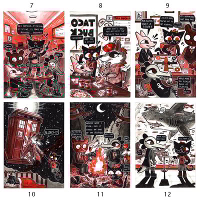 Maetober 2023 prints days 7 to 12