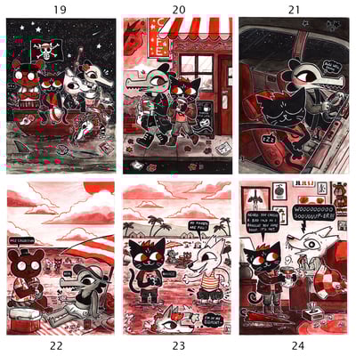 Maetober 2023 prints days 19 to 24 