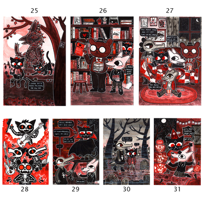 Maetober 2023 prints days 25 to 31