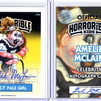 LILY Pale Girl Horrorible Kids AMELIE MCLAIN - CELEBRITY AUTO Card - Thumbnail 1