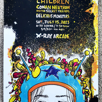 Conan neutron and the secret friends/poster children 2023