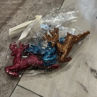 Ornament Set - Running Deer - Thumbnail 1