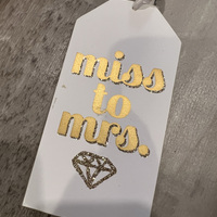 Wine tag - miss to mrs - Thumbnail 3