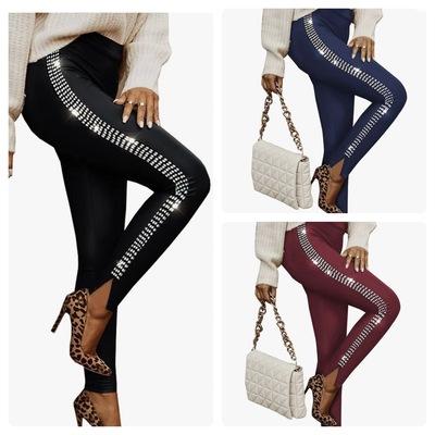 Rhinestone Leggings-TD