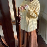 Yellow Corduroy Oversized Blouse  - Thumbnail 2