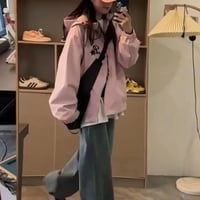 Pink Oversized Windbreaker  - Thumbnail 2
