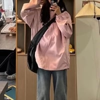 Pink Oversized Windbreaker  - Thumbnail 3