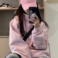 Pink Oversized Windbreaker  - Thumbnail 5