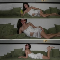 Stripe Halter Button Tank Top - Thumbnail 3