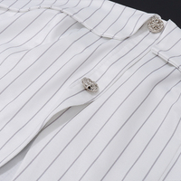 Stripe Halter Button Tank Top - Thumbnail 8