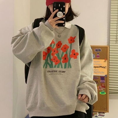 Flower sweatshirt
