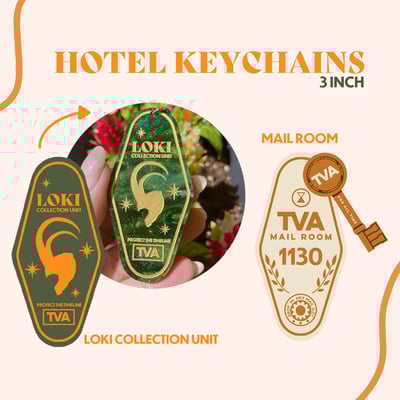Timeline Hotel Keychains