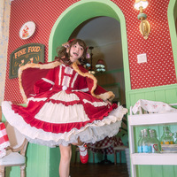 Christmas elk cloak autumn and winter woolen coat - Thumbnail 3