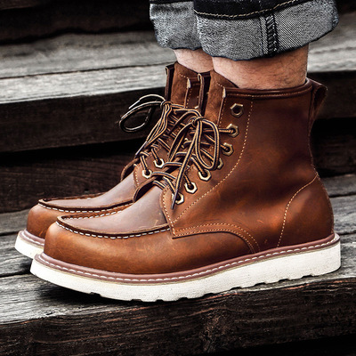 Men's outdoor lace up ankle boots