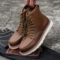 Men's Outdoor Lace Up Ankle Boots - Thumbnail 4