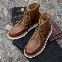 Men's Outdoor Lace Up Ankle Boots - Thumbnail 2