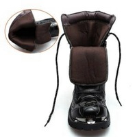 Cool Men's Lace-up Military Combat Boots - Thumbnail 4