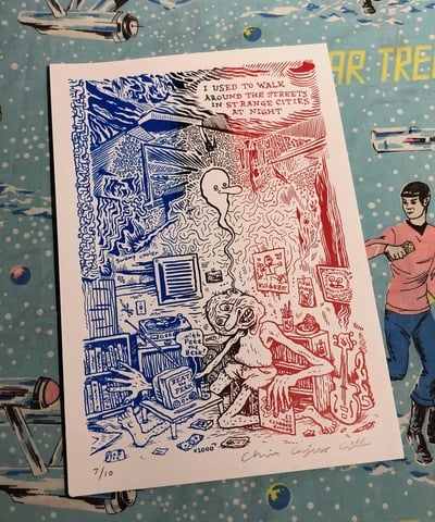 Strange Cities Screen Print
