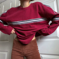 VINTAGE RED SWEATER - Thumbnail 2