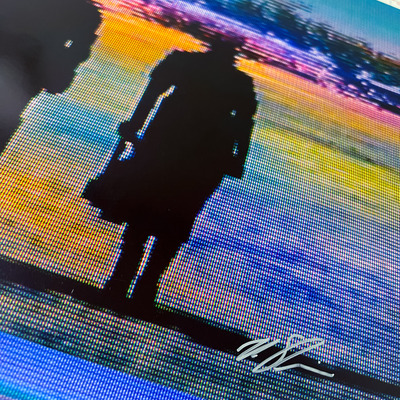 Htda "welcome oblivion" 2013 original vinyl package production proof a 16" x 17" signed by me [one of a kind]