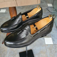 Decent Style Formal Black Loafers Shoes Handmade Edition - Thumbnail 1